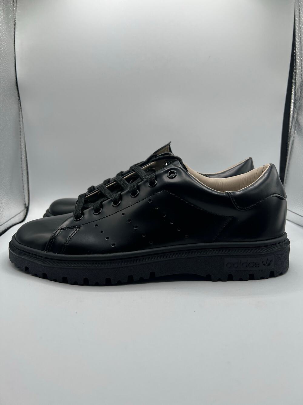 Adidas Stan Smith Freizeit “Core Black” size 6 men’s